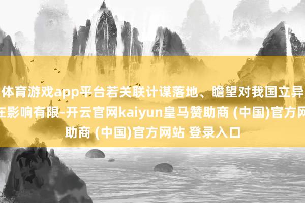 体育游戏app平台若关联计谋落地、瞻望对我国立异药赛说念潜在影响有限-开云官网kaiyun皇马赞助商 (中国)官方网站 登录入口